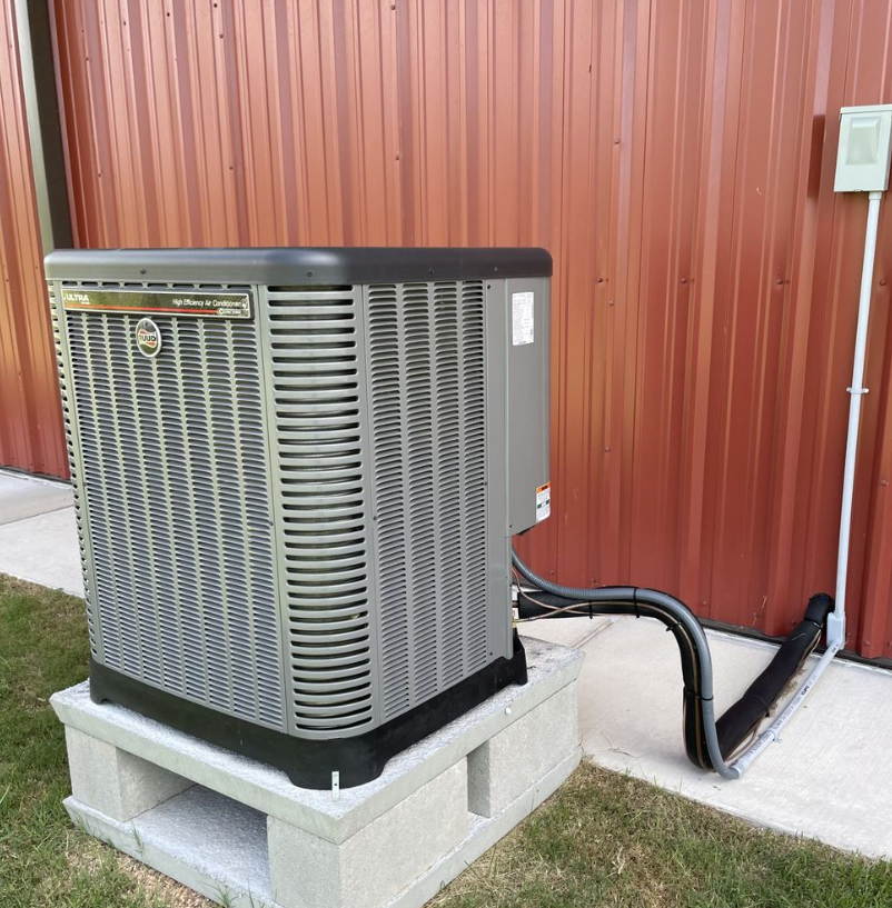 Residential AC installation